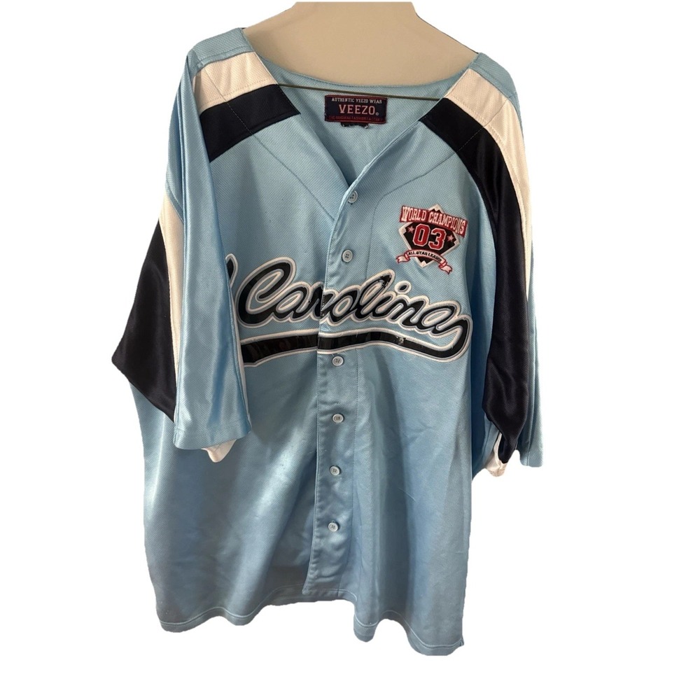 VEEZO Y2K North Carolina World Champions All Star League Baseball Jersey Size XL
